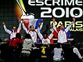 Championnat du monde d'escrime 2010 - Finale d'épée par équipe handisport France vs Pologne 45-37 - Grand Palais - 11 novembre 2010 (5167686487).jpg