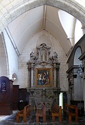 Chapelle de la Vierge en l' église Saint-Sébastien d'Annappes.