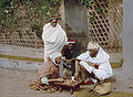 Ein Foto um das Jahr 1900. Hier wird in Algerien Schach gespielt.