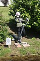 A homemade scarecrow, seen outside a house in Chillerton for the Chillerton & Gatcombe Scarecrow Festival 2011, on the Isle of Wight.