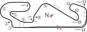 Layout of the San Emmanuel circuit