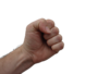 A clenched fist Clenched human fist.png