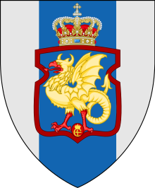 Coat of arms for Bornholm's Defence.svg