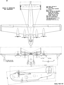 3-view line drawing of the Consolidated PB2Y-5R Coronado Consolidated PB2Y-5R Coronado 3-view line drawing.png