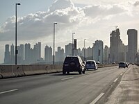 Vista de Panamá Centro desde el Corredor Sur.