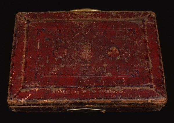 UK Prime Minister William Gladstone's 19th-century "red box", held in the archives