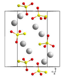 Crystal structure of anhydrous cesium thiosulfate