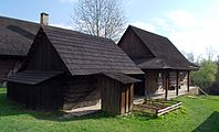 Chałupa z Nowego Hrozenkova (środkowa) English: Farmhouse from Nove Hrozenkovo
