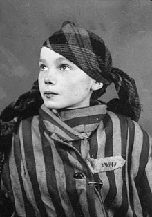 Czeslawa Kwoka, a Polish Catholic girl, 14 when she was murdered by the Nazi Germans at Auschwitz. 230,000 children, most of them Jewish, were murdered in the German camp. Czeslawa-Kwoka2.jpg