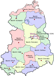 The East German Bezirke