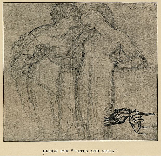 File:Dante Gabriel Rossetti - Arria and Paetus.jpg