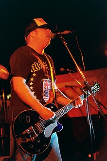 Smalley performing with Down by Law in 2009