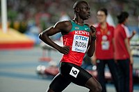 David Rudisha, zweifacher Afrikameister und Weltrekordhalter, siegte souverän