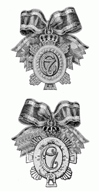 De Orde van Christiaan VII van Denemarken 1774.png