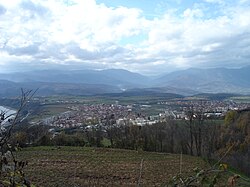 Debar avec le lac Debar à gauche