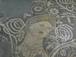 Detaliu despre mozaicul „Frumusețea lui Durres” (Ilir - sec. IV î.Hr.) - Muzeul Național de Istorie - Tirana - Albania (42748108492) .jpg