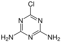 Strukturformel von Atrazin-desethyl-desisopropyl