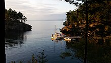 Dock at Rolfe Cove, Matia Island