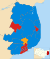 Dover UK local election 2007 map.svg