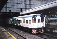 A 1983 Toshiba EMU in Metropolitano livery (2002)