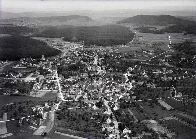 Aerial view by Walter Mittelholzer (1933)