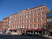 The historic Eagle Hotel housed WKXL's first studios and offices Eagle Hotel.jpg