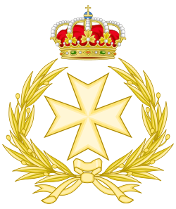 Emblem of the Spanish Military Medicine (Ornamented variant).svg