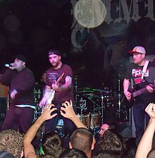 Emmure performing in Tempe, Arizona on Attack Attack!'s This Is a Family Tour Emmure 2010 TempeAZ.jpg