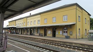 <span class="mw-page-title-main">Aulendorf station</span> Railway station in Aulendorf, Germany