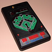 Entex's Baseball 3, an electronic LCD game Entex Baseball 3, Model 6007, Made In Taiwan, Copyright 1980 (Electronic Handheld Game).jpg