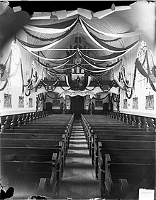 Interior of the Nicolaaskerk in Zoetermeer, 1869