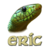 Eric logotype featuring a snake.
