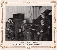 Anna Yesipova playing for Welte-Mignon February 7, 1906.