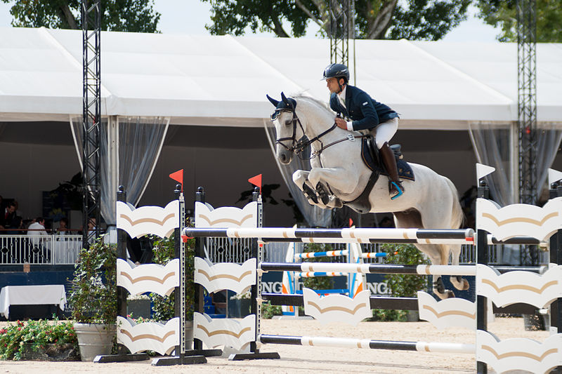 File:Evren Alam & Moritz W - 2013 Longines Global Champions Tour.jpg