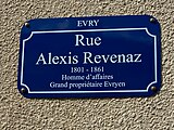 Rue Alexis-Revenaz à Évry-Courcouronnes (Essonne, France)