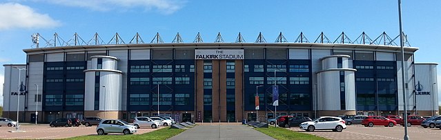 The facade of the West Stand