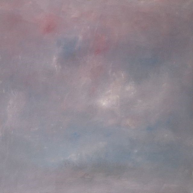 "Farbraum" 1986, oil on canvas, 100 × 100 cm, Schleswig-Holsteinische Landesmuseen, Schloss Gottorf, Schleswig