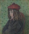 Vaikas su berete su bumbulu, Camille Pissarro paveikslas