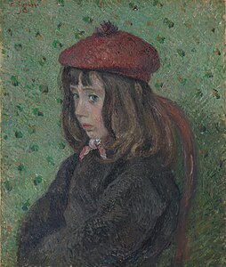 Portrait of Félix Pissarro (1881), by Camille Pissarro