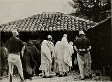 Ulcinj fish market in 1908 Fish-market in Ulcinj (1908).jpg