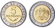 Plurinational State of Bolivia, five coin 2017