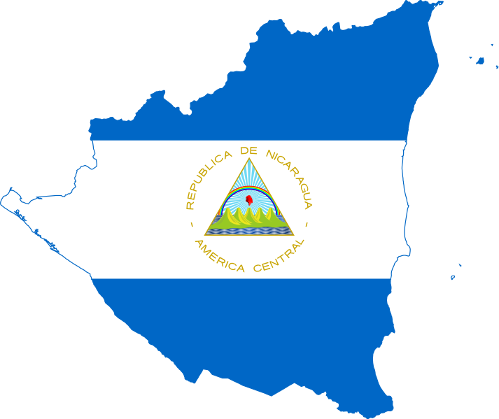 File:Flag map of Nicaragua.svg