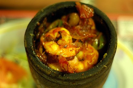 Mofongo con camarones