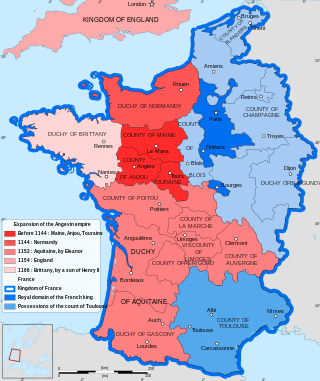 <span class="mw-page-title-main">County of Anjou</span> Medieval French county (861–1360)