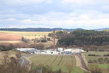 Industriepark Nord. Außerhalb des Bilds links: Industriepark Herrenwiese; Außerhalb des Bilds rechts: B252 u. B253