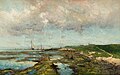 The river Scheldt near Bergen op Zoom, oil on canvas