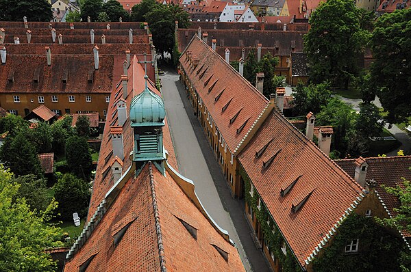 Image: Fugger Fuggerei Markuskirche+Herrengasse