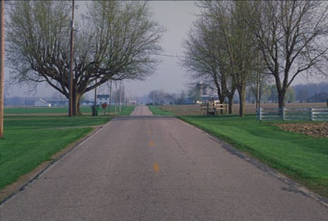 A rural road in Fulton County