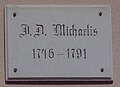 Gedenkplaat Göttingen - Michaelis, Johann David.jpg