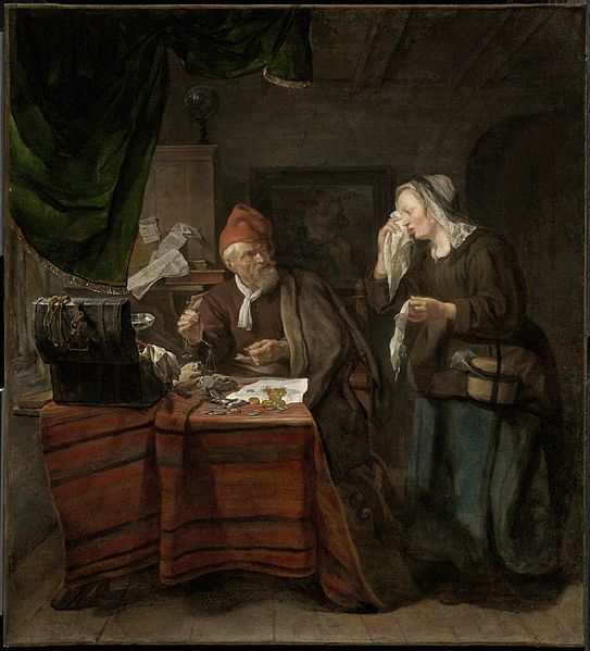 File:Gabriel Metsu - Usurer with a Tearful Woman.jpg